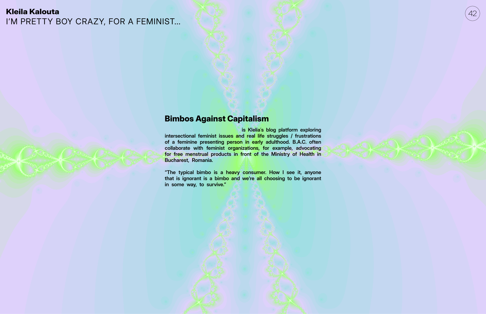 Kleila Kalouta: Bimbos Against Capitalism