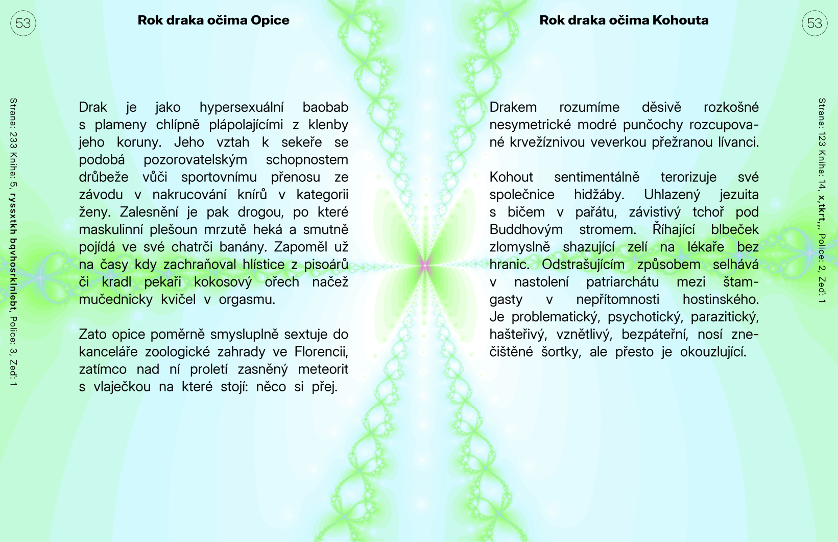 Rok draka očima Opice / Rok draka očima Kohouta