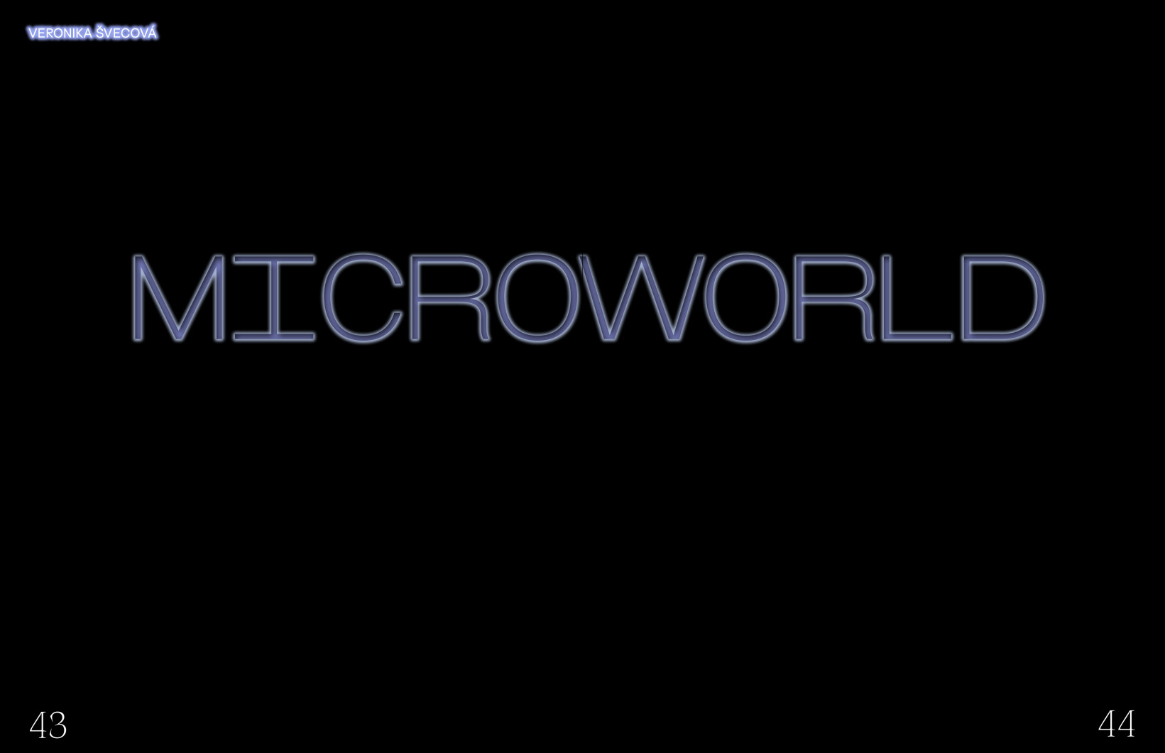 Veronika Švecová – Microworld